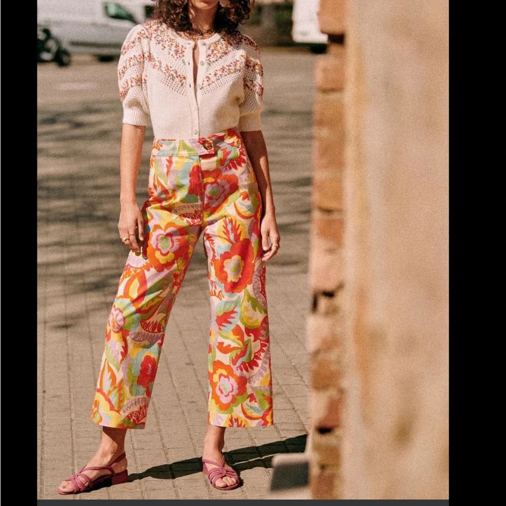 Sezane linen pants NWT